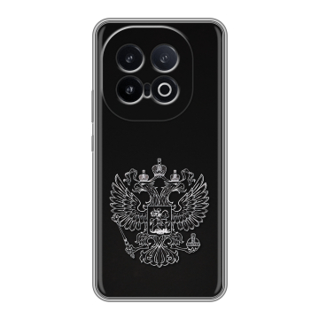 Силиконовый чехол на IQOO 13 с принтом Герб России