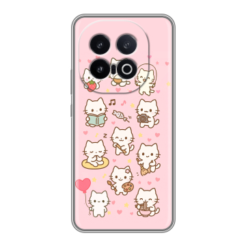 Силиконовый чехол на IQOO 13 с принтом Hello Kitty Хелоу Кити