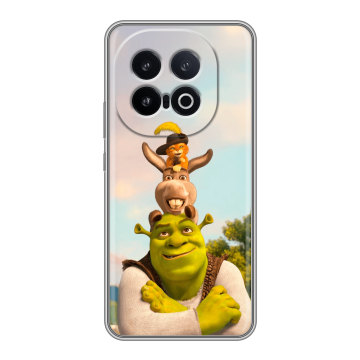 Силиконовый чехол на IQOO 13 с принтом Шрек Shrek