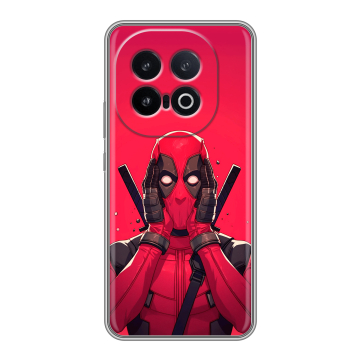 Силиконовый чехол на IQOO 13 с принтом Дедпул Deadpool
