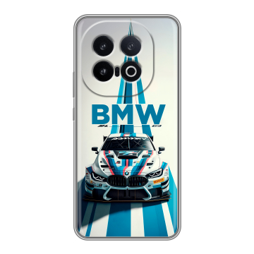 Силиконовый чехол на IQOO 13 с принтом БМВ BMW
