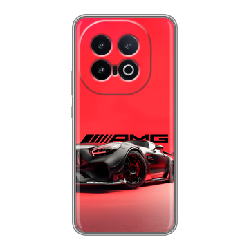 Силиконовый чехол на IQOO 13 с принтом Мерседес Mercedes AMG