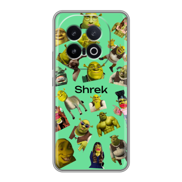 Силиконовый чехол на IQOO 13 с принтом Шрек Shrek