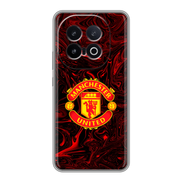 Силиконовый чехол на IQOO 13 с принтом Manchester United