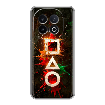 Силиконовый чехол на IQOO 13 с принтом Squid Game Игра кальмара