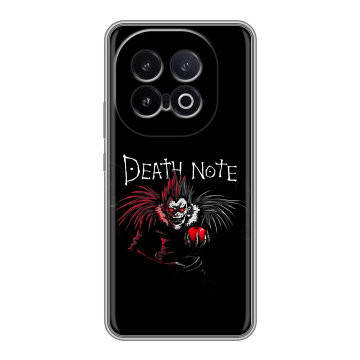 Силиконовый чехол на IQOO 13 с принтом Death note Тетрадь смерти