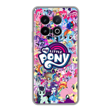 Силиконовый чехол на IQOO 13 с принтом My little pony Дружба чудо Силиконовый чехол на IQOO 13 с принтом My little pony Дружба чудо