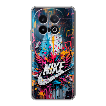 Силиконовый чехол на IQOO 13 с принтом Nike Найк