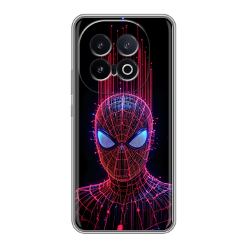 Силиконовый чехол на IQOO 13 с принтом Spiderman Человек паук