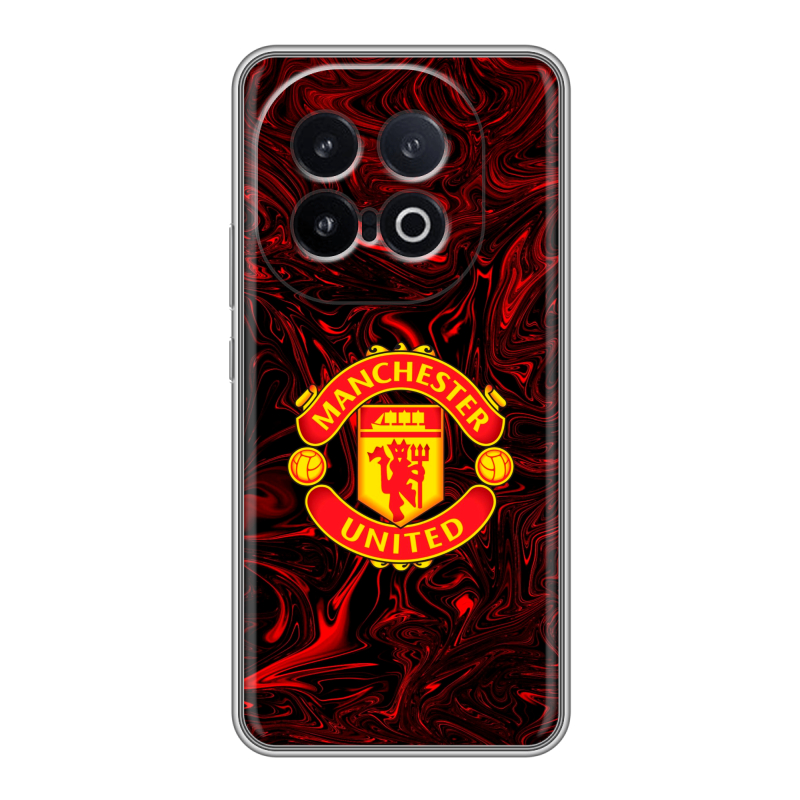 Силиконовый чехол на IQOO 13 с принтом Manchester United Силиконовый чехол на IQOO 13 с принтом Manchester United