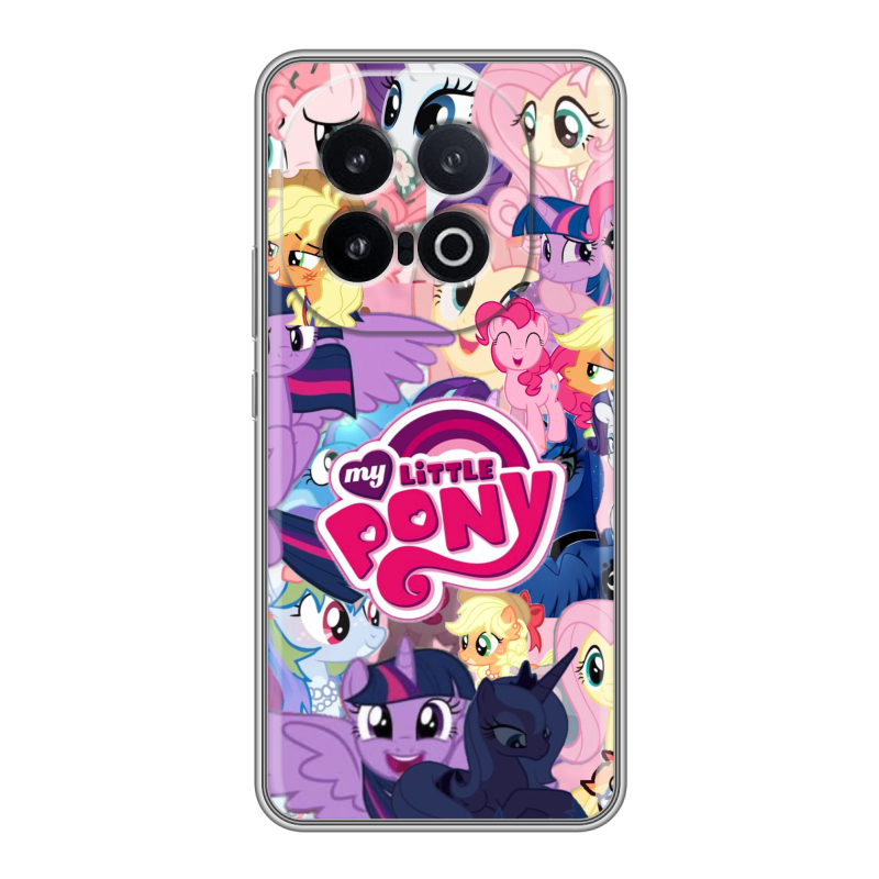 Силиконовый чехол на IQOO 13 с принтом My little pony Дружба чудо Силиконовый чехол на IQOO 13 с принтом My little pony Дружба чудо