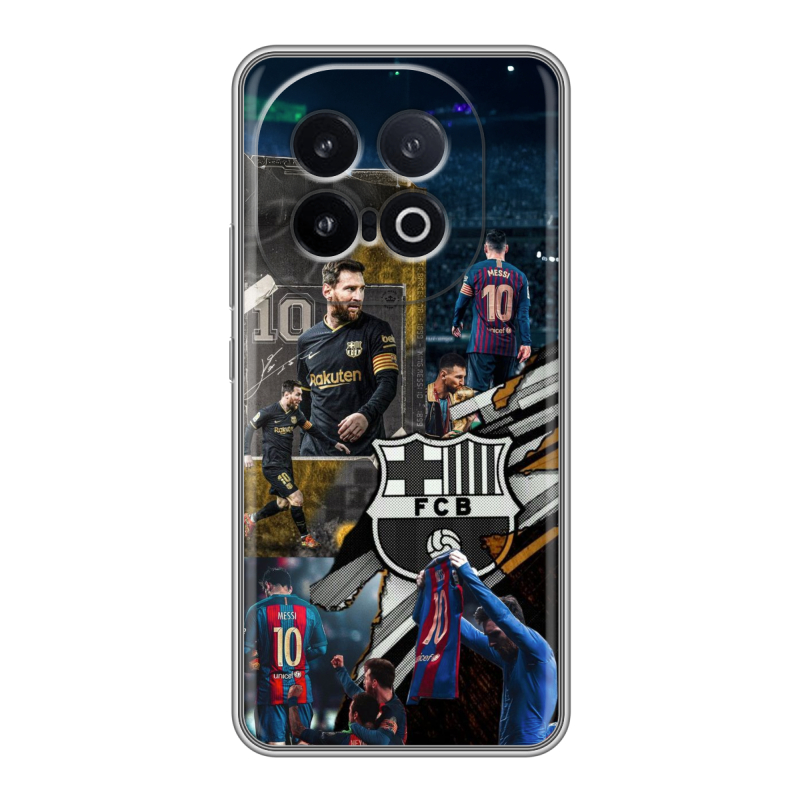 Силиконовый чехол на IQOO 13 с принтом Messi Barcelona Силиконовый чехол на IQOO 13 с принтом Messi Barcelona