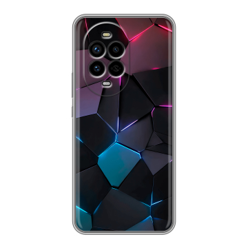 Силиконовый чехол на Huawei Nova 13 Pro с принтом Геометрия неона Силиконовый чехол на Huawei Nova 13 Pro с принтом Геометрия неона