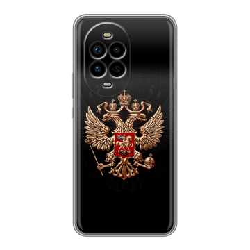 Силиконовый чехол на Huawei Nova 13 Pro с принтом Герб России Силиконовый чехол на Huawei Nova 13 Pro с принтом Герб России