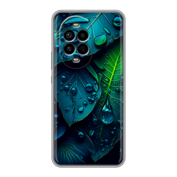 Силиконовый чехол на Huawei Nova 13 Pro с принтом Листья Силиконовый чехол на Huawei Nova 13 Pro с принтом Листья