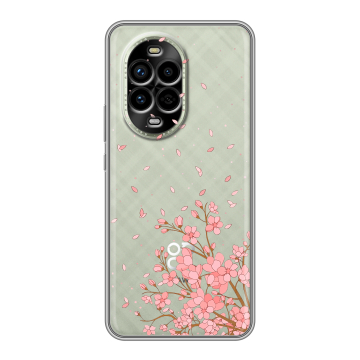 Силиконовый чехол на Huawei Nova 13 Pro с принтом Ветка сакуры Силиконовый чехол на Huawei Nova 13 Pro с принтом Ветка сакуры