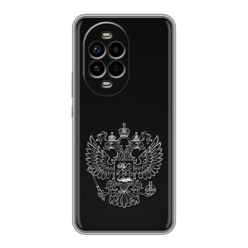 Силиконовый чехол на Huawei Nova 13 Pro с принтом Герб России