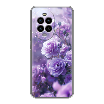 Силиконовый чехол на Huawei Nova 13 Pro с принтом Розы цветы