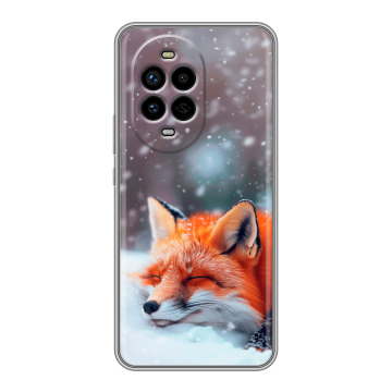 Силиконовый чехол на Huawei Nova 13 Pro с принтом лиса Силиконовый чехол на Huawei Nova 13 Pro с принтом лиса