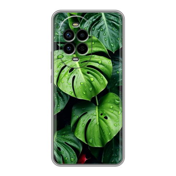 Силиконовый чехол на Huawei Nova 13 Pro с принтом Листья Силиконовый чехол на Huawei Nova 13 Pro с принтом Листья