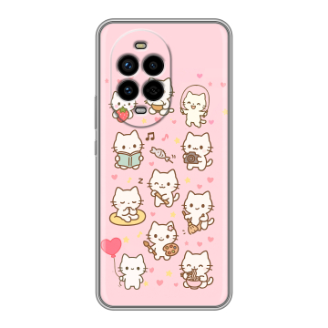 Силиконовый чехол на Huawei Nova 13 Pro с принтом Hello Kitty Хелоу Кити Силиконовый чехол на Huawei Nova 13 Pro с принтом Hello Kitty Хелоу Кити