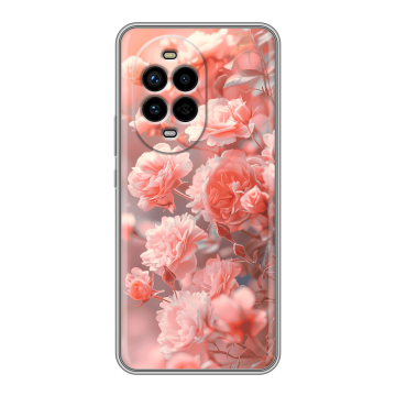 Силиконовый чехол на Huawei Nova 13 Pro с принтом Розы цветы Силиконовый чехол на Huawei Nova 13 Pro с принтом Розы цветы
