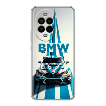 Силиконовый чехол на Huawei Nova 13 Pro с принтом БМВ BMW Силиконовый чехол на Huawei Nova 13 Pro с принтом БМВ BMW