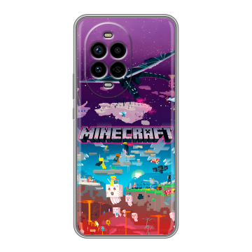 Силиконовый чехол на Huawei Nova 13 Pro с принтом Майнкрафт Minecraft Силиконовый чехол на Huawei Nova 13 Pro с принтом Майнкрафт Minecraft