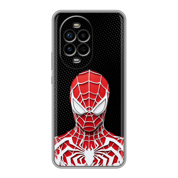 Силиконовый чехол на Huawei Nova 13 Pro с принтом человек паук spiderman