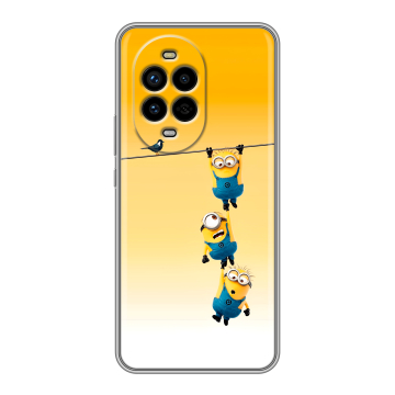 Силиконовый чехол на Huawei Nova 13 Pro с принтом Миньоны Силиконовый чехол на Huawei Nova 13 Pro с принтом Миньоны