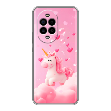Силиконовый чехол на Huawei Nova 13 Pro с принтом Единорог Силиконовый чехол на Huawei Nova 13 Pro с принтом Единорог