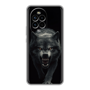 Силиконовый чехол на Huawei Nova 13 Pro с принтом Волк Силиконовый чехол на Huawei Nova 13 Pro с принтом Волк