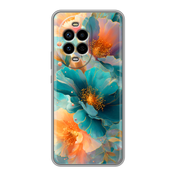 Силиконовый чехол на Huawei Nova 13 Pro с принтом Цветы Силиконовый чехол на Huawei Nova 13 Pro с принтом Цветы