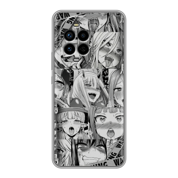 Силиконовый чехол на Huawei Nova 13 Pro с принтом Ahegao Ахегао Аниме Силиконовый чехол на Huawei Nova 13 Pro с принтом Ahegao Ахегао Аниме