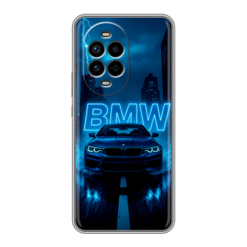 Силиконовый чехол на Huawei Nova 13 Pro с принтом BMW БМВ Силиконовый чехол на Huawei Nova 13 Pro с принтом BMW БМВ