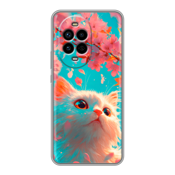 Силиконовый чехол на Huawei Nova 13 Pro с принтом Красивый кот Силиконовый чехол на Huawei Nova 13 Pro с принтом Красивый кот