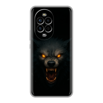 Силиконовый чехол на Huawei Nova 13 Pro с принтом Волк Силиконовый чехол на Huawei Nova 13 Pro с принтом Волк