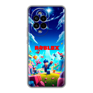 Силиконовый чехол на Huawei Nova 13 Pro с принтом Roblox Роблокс
