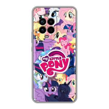 Силиконовый чехол на Huawei Nova 13 Pro с принтом My little pony Дружба чудо Силиконовый чехол на Huawei Nova 13 Pro с принтом My little pony Дружба чудо