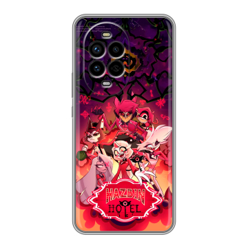 Силиконовый чехол на Huawei Nova 13 Pro с принтом Hazbin Hotel Отель Хазбин Силиконовый чехол на Huawei Nova 13 Pro с принтом Hazbin Hotel Отель Хазбин