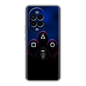 Силиконовый чехол на Huawei Nova 13 Pro с принтом Игра Кальмара Силиконовый чехол на Huawei Nova 13 Pro с принтом Игра Кальмара