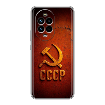 Силиконовый чехол на Huawei Nova 13 Pro с принтом Флаг Герб СССР Силиконовый чехол на Huawei Nova 13 Pro с принтом Флаг Герб СССР