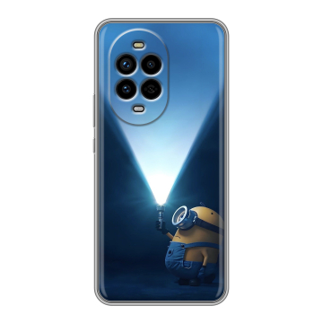 Силиконовый чехол на Huawei Nova 13 Pro с принтом Миньоны Силиконовый чехол на Huawei Nova 13 Pro с принтом Миньоны