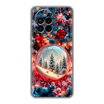 Силиконовый чехол на Huawei Nova 13 Pro с принтом Новый год Силиконовый чехол на Huawei Nova 13 Pro с принтом Новый год