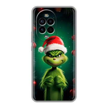 Силиконовый чехол на Huawei Nova 13 Pro с принтом Гринч Новый год Рождество Силиконовый чехол на Huawei Nova 13 Pro с принтом Гринч Новый год Рождество