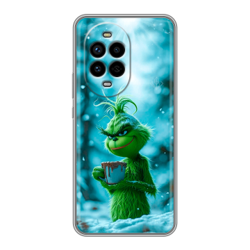 Силиконовый чехол на Huawei Nova 13 Pro с принтом Новый год гринч Силиконовый чехол на Huawei Nova 13 Pro с принтом Новый год гринч