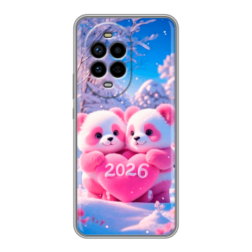 Силиконовый чехол на Huawei Nova 13 Pro с принтом Новый год Силиконовый чехол на Huawei Nova 13 Pro с принтом Новый год