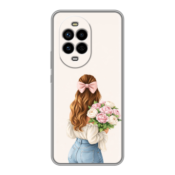 Силиконовый чехол на Huawei Nova 13 Pro с принтом женский Силиконовый чехол на Huawei Nova 13 Pro с принтом женский