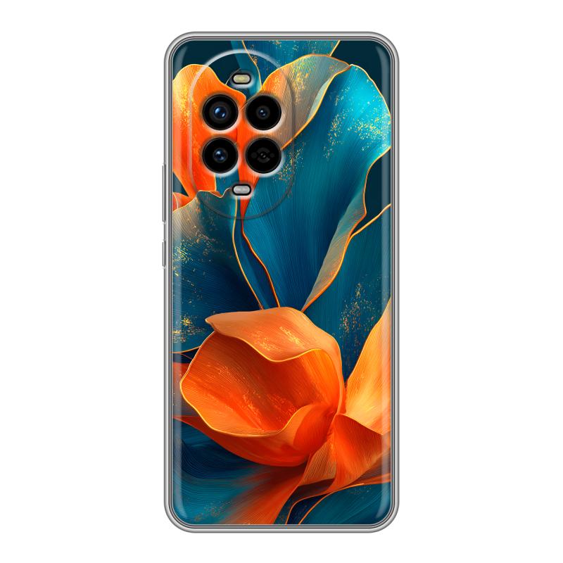 Силиконовый чехол на Huawei Nova 13 Pro с принтом Цветы Силиконовый чехол на Huawei Nova 13 Pro с принтом Цветы