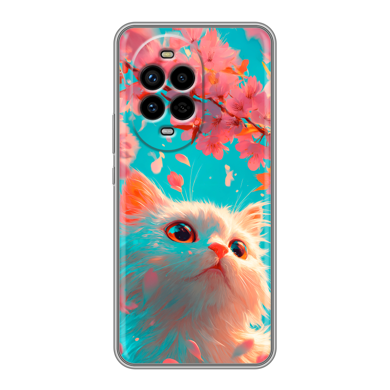 Силиконовый чехол на Huawei Nova 13 Pro с принтом Красивый кот Силиконовый чехол на Huawei Nova 13 Pro с принтом Красивый кот